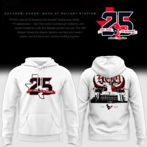 Houston Texans 25th Season Anniversary Night 2026 Tee Hoodie