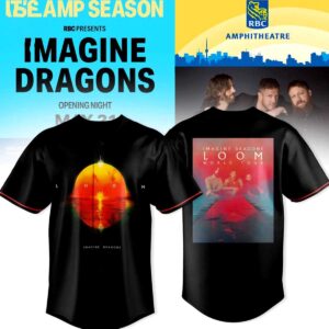 IMAGINE DRAGONS Loom World Tour 2026 Baseball Jersey