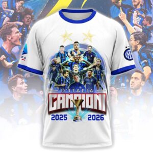 Inter Milan's Serie A Championship Tshirt