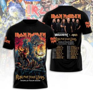 Iron Maiden World Tour 3D Tee Hoodie