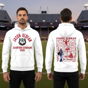 Jason Aldean Live Between The Hedges At Sanford Stadium Edition Hoodie