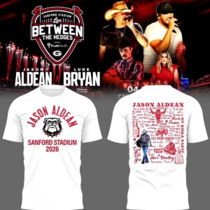 Jason Aldean Live Between The Hedges At Sanford Stadium Edition Hoodie