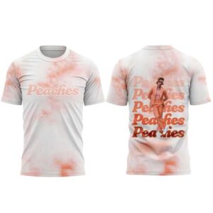 Justin Bieber Coachella 2026 Peaches Tee Hoodie