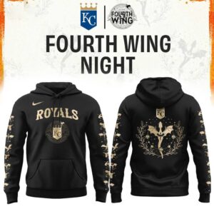 Kansas City Royals Fourth Wings Night Hoodie Cap Jogger