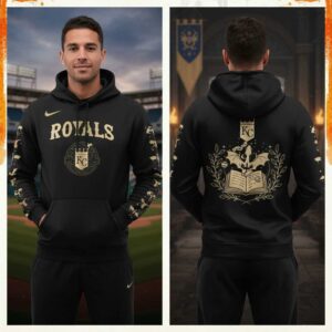 Kansas City Royals Fourth Wings Night Hoodie Cap Jogger