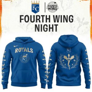 Kansas City Royals Fourth Wings Night Hoodie Cap Jogger