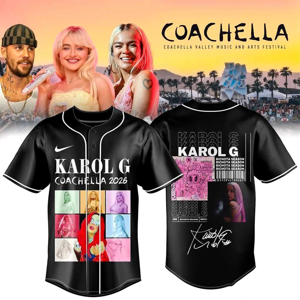 Karol G Coachella 2026 Festival State of Mind Jersey Karol G Coachella 2026 Festival State of Mind Jersey