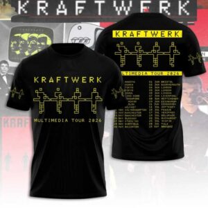 Kraftwerk Tour 2026 3D Tshirt