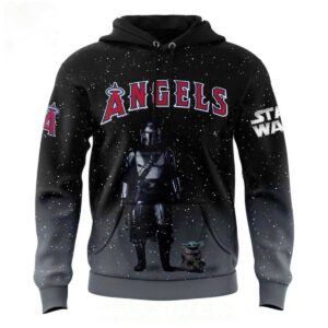 Los Angeles Angels 2026 Star Wars Night Dark Version Tee Hoodies