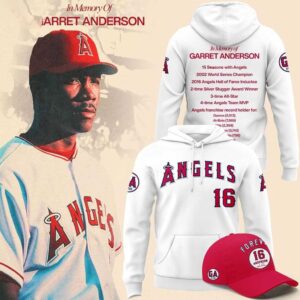 Los Angeles Angels Garret Anderson 1972-2026 Tee Hoodie