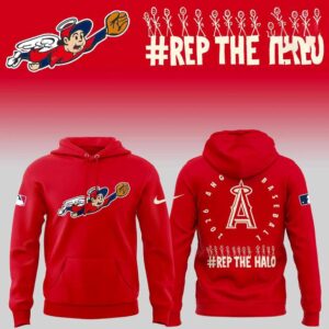 Los Angeles Angels Rep The Halo 2026 Hoodie