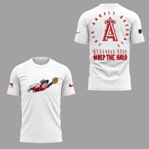 Los Angeles Angels Rep The Halo 2026 White Hoodie