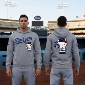 Los Angeles Dodgers 2026 Hello Kitty Night Hoodie
