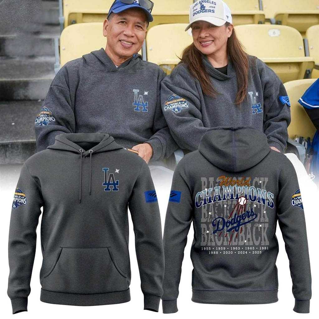 Los Angeles Dodgers Back-to-Back World Champions 2026 For Fan Tee Hoodie Los Angeles Dodgers Back-to-Back World Champions 2026 For Fan Tee Hoodie