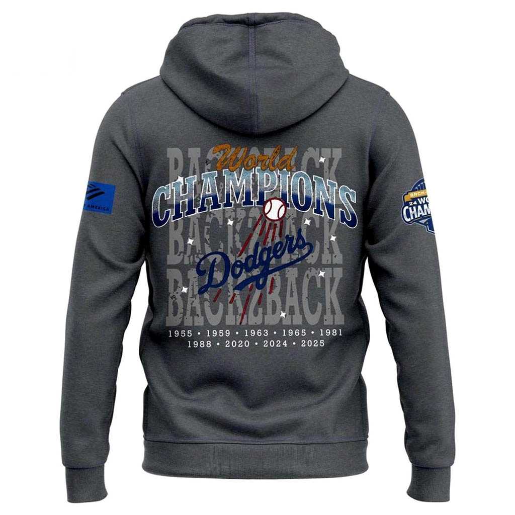 Los Angeles Dodgers Back-to-Back World Champions 2026 For Fan Tee Hoodie Los Angeles Dodgers Back-to-Back World Champions 2026 For Fan Tee Hoodie