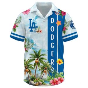 Los Angeles Dodgers Collection Summer Aloha 2026 Hawaiian Shirt Beach Shorts
