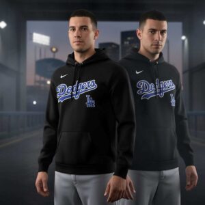 Los Angeles Dodgers Fashion Black Out 2026 Hoodie