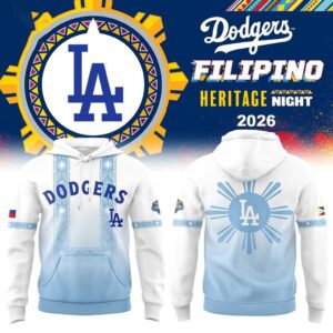 Los Angeles Dodgers Filipino Heritage Night 2026 Hoodie