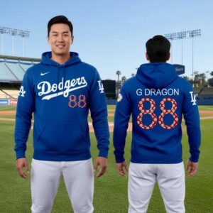 Los Angeles Dodgers G-Dragon Special Hoodie