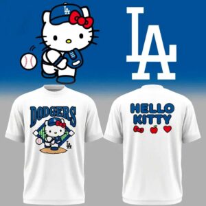 Los Angeles Dodgers Hello Kitty 2026 White Hoodie