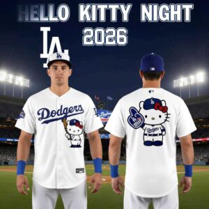 Los Angeles Dodgers Hello Kitty Night 2026 New Baseball Jersey