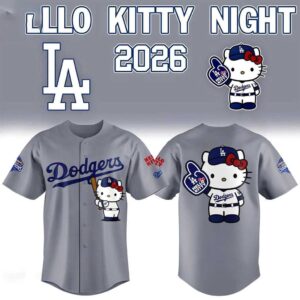 Los Angeles Dodgers Hello Kitty Night 2026 New Baseball Jersey