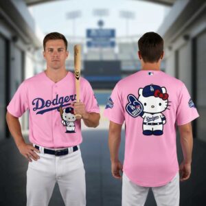 Los Angeles Dodgers Hello Kitty Night 2026 New Baseball Jersey