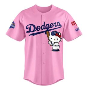 Los Angeles Dodgers Hello Kitty Night 2026 New Baseball Jersey