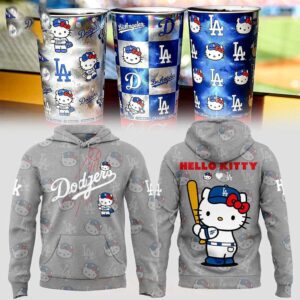 Los Angeles Dodgers Hello Kitty Night 2026 Sanrio Tee Hoodie
