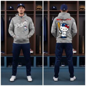 Los Angeles Dodgers Hello Kitty Night 2026 Sanrio Tee Hoodie