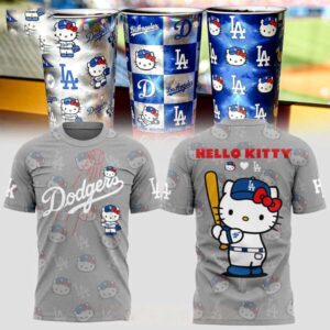 Los Angeles Dodgers Hello Kitty Night 2026 Sanrio Tee Hoodie