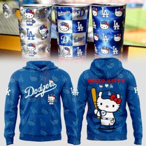 Los Angeles Dodgers Hello Kitty Night 2026 Sanrio Tee Hoodie