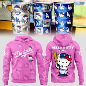 Los Angeles Dodgers Hello Kitty Night 2026 Sanrio Tee Hoodie