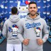 Los Angeles Dodgers Hello Kitty 2026 White Hoodie