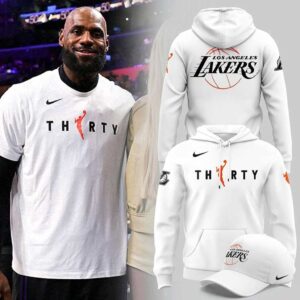 Los Angeles Lakers 2026 WNBA 30th Anniversary Tee Hoodie