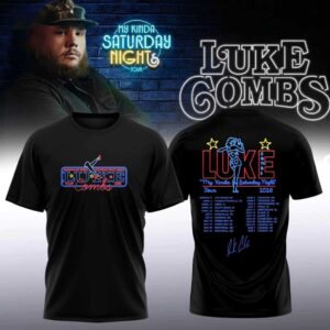 Luke Combs My Kinda Saturday Night Tour 2026 Tee Hoodie