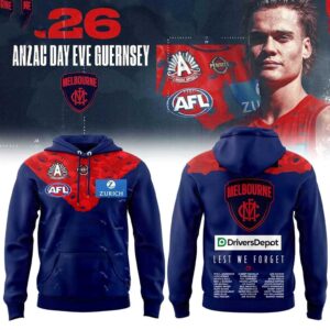 Melbourne Football Club 2026 Anzac Day Tee Hoodie