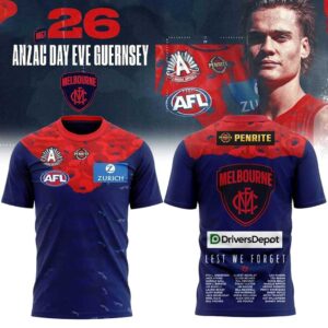 Melbourne Football Club 2026 Anzac Day Tee Hoodie