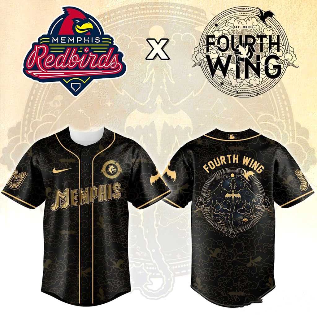 Memphis Redbirds Fourth Wing Baseball Jersey Memphis Redbirds Fourth Wing Baseball Jersey