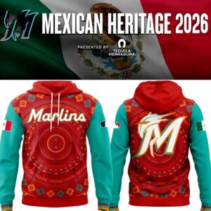Miami Marlins Mexican Heritage Premium 2026 Hoodie