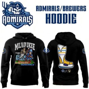Milwaukee Admirals Milwaukee Brewers 2026 Brew Crew Tee Hoodie