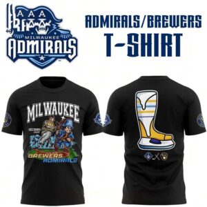 Milwaukee Admirals Milwaukee Brewers 2026 Brew Crew Tee Hoodie