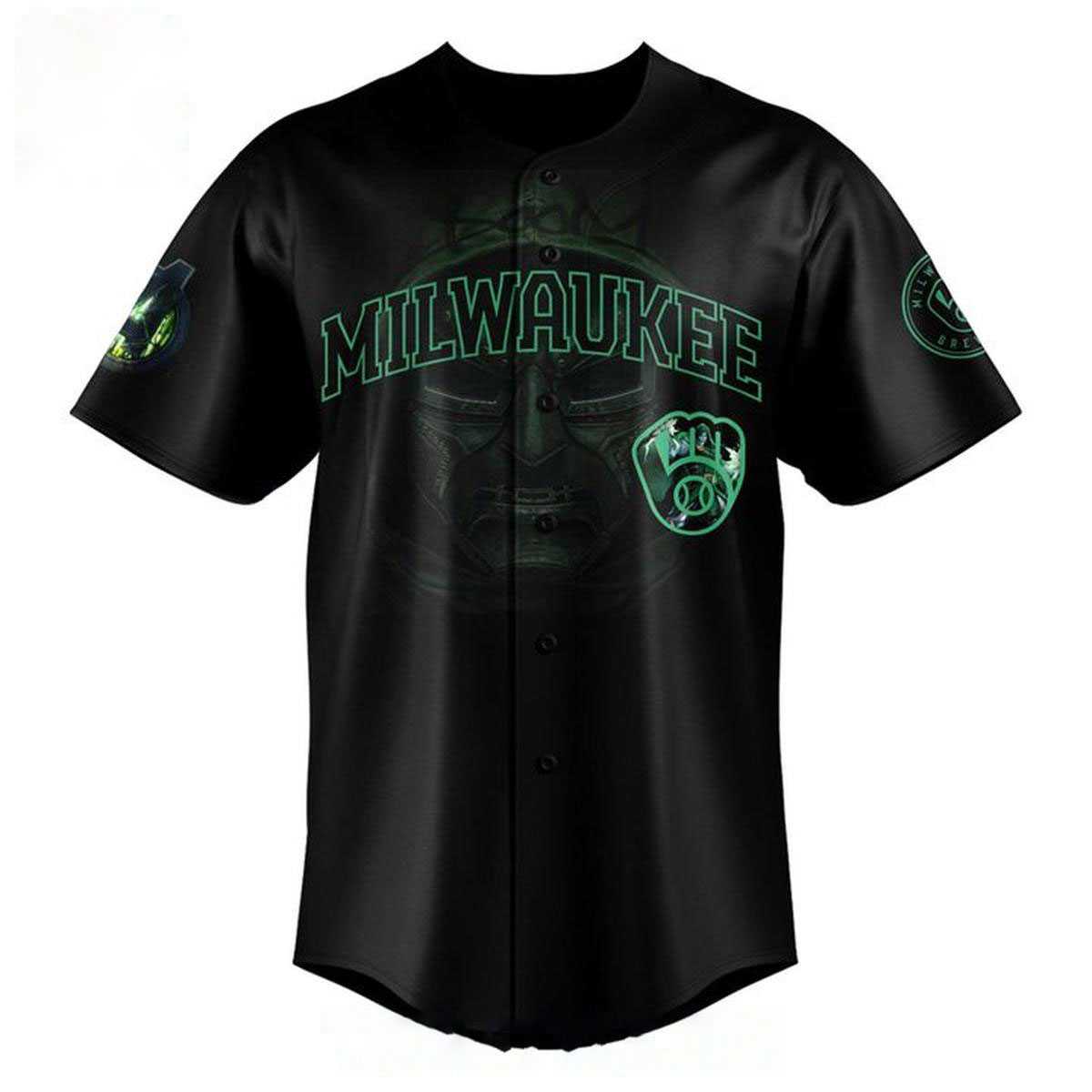 Milwaukee Brewers Avengers Doomsday 2026 Night Baseball Jersey Milwaukee Brewers Avengers Doomsday 2026 Night Baseball Jersey