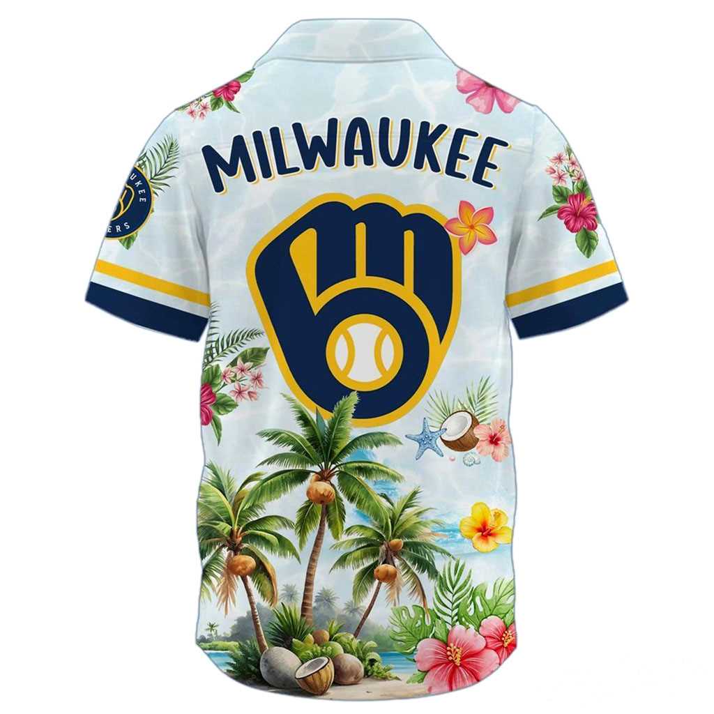 Milwaukee Brewers Collection Summer Aloha 2026 Hawaiian Shirt Beach Shorts Milwaukee Brewers Collection Summer Aloha 2026 Hawaiian Shirt Beach Shorts