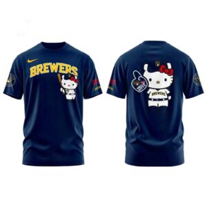 Milwaukee Brewers Hello Kitty Night Hoodie