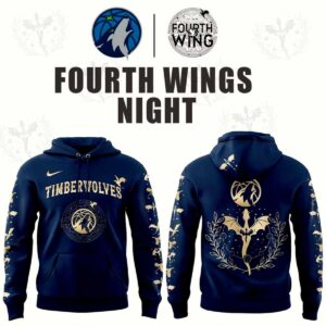Minnesota Timberwolves Fourth Wings Night 2026 Hoodie