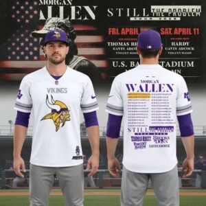 Minnesota Vikings Morgan Wallen Tour Schedule 2026 Football Jersey