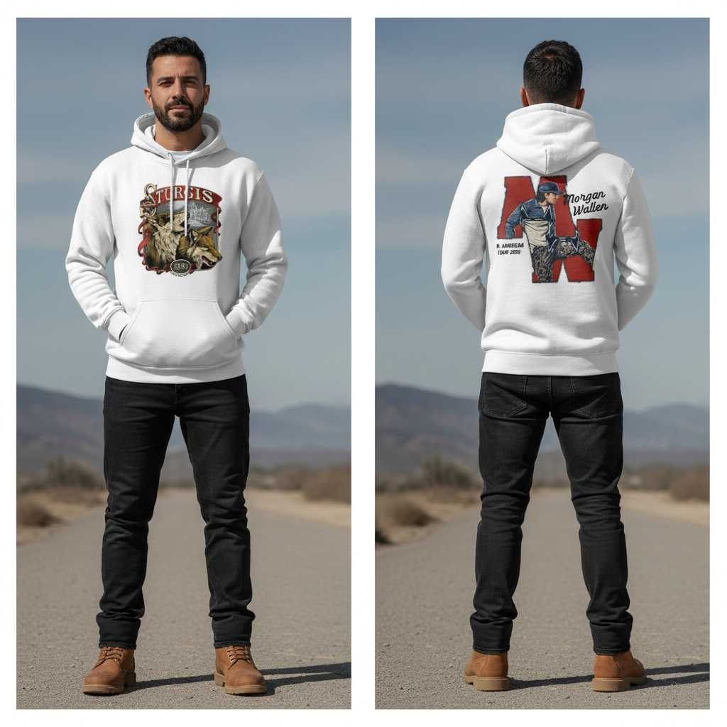 Morgan Wallen Harley Davidson Wolf T-Shirt Morgan Wallen Harley Davidson Wolf T-Shirt