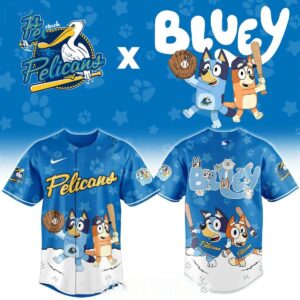Myrtle Beach Pelicans Bluey Night MiLB Game 2026 Baseball Jersey