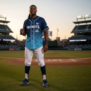 New England Patriots No Kings No War 2026 Gameday Baseball Jersey